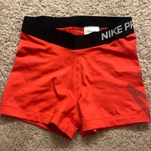 Nike Pro dri-fit spandex shorts